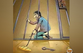 Vì sao tù nhân trong hình chọn bánh mỳ thay vì chìa khóa?