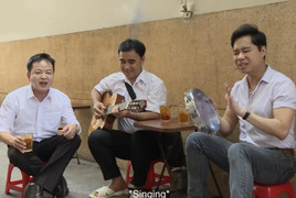 Ngọc Sơn, Trần Sang, Quyền Linh làm khán giả nổi da gà khi hát 'Hoa sứ nhà nàng'