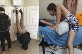 Sợ buồn chán, dân tình thi nhau tạo nét với các kiểu đứng ngồi không giống ai