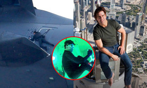 'Chơi lớn' kiểu Tom Cruise: Đu máy bay, ngồi trên nóc tòa nhà cao nhất thế giới