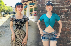Cô gái gây choáng với vòng eo siêu thực vỏn vẹn 35cm, khẳng định không photoshop