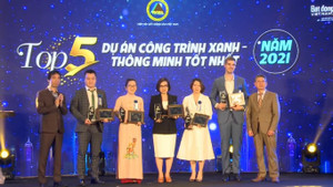 Diamond Lotus Riverside lọt top 5 công trình xanh thông minh tốt nhất năm 2021