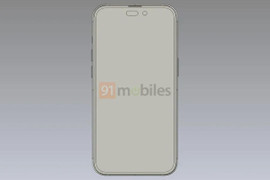 iPhone 14 Pro lộ diện với màn hình đục lỗ và viên thuốc