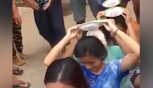 Các quý cô nhếch nhác như ma lem khi chơi game 'độc'