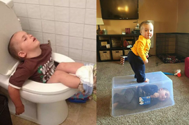 Khi trẻ con chứng minh biệt tài diễn hài từ trong máu và cái kết cười cả ngày