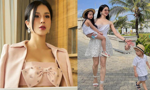 Được khuyên 'khôn thì giao con cho chồng nuôi', Diệp Lâm Anh đáp gây xúc động