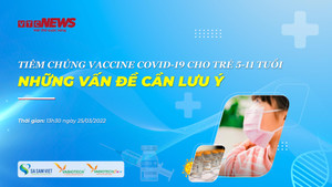 TRỰC TIẾP: Tư vấn trực tuyến tiêm vaccine COVID-19 cho trẻ 5-11 tuổi 