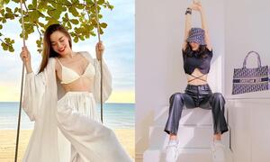 Vóc dáng của mỹ nhân Việt sau sinh: Hà Hồ - Đông Nhi khoe eo con kiến quá đẹp