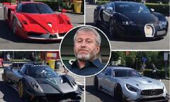 Bộ sưu tập siêu xe của tỷ phú Nga Roman Abramovich