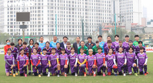 VFF: Tạo mọi điều kiện để tuyển nữ Việt Nam hướng tới năm 2022 thành công