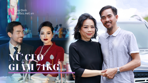 Nữ CEO giảm 71kg được chồng hộ tống tham gia show truyền hình 'Tâm sự mẹ bỉm'