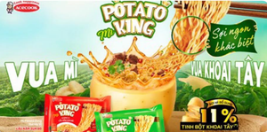 Acecook Việt Nam ra mắt sản phẩm mới: Mì tôm Pôtatô King và mì ly Handy Tomyum