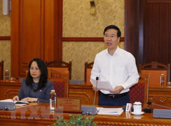 Ông Võ Văn Thưởng: Khẩn trương xử lý các vụ án, vụ việc dư luận quan tâm