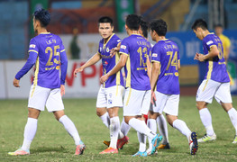 Tuấn Hải lập cú đúp, CLB Hà Nội thắng áp đảo CLB CAND