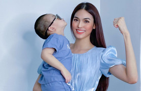 Sara Lưu khoe ảnh hai nhóc tì, cục cưng nhà Lan Khuê không hề kém cạnh 