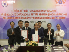 VOV đồng hành với VFF và HDBank tổ chức các giải Futsal Quốc gia năm 2022