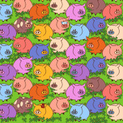 Cỏ bốn lá nằm ở đâu trong bức tranh?