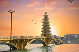 Lầu kén rể - cây cầu lấy cảm hứng từ truyền thuyết vua Hùng với ngàn góc sống ảo