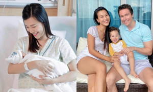 Hoàng Oanh từng vượt cạn một mình, vất vả bế con qua Singapore đoàn tụ với chồng