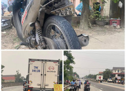 Từ Đà Nẵng ra Huế bán đất, hai bố con bị xe tải tông chết thương tâm