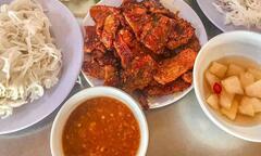 Bún chả chấm chẻo lạc độc đáo ở Nghệ An, chỉ nhìn thôi cũng đủ 'chảy nước miếng'