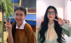 Tan chảy với nụ cười tỏa nắng của cô bạn câm điếc bẩm sinh, 7 tuổi phải xa nhà