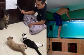 Cạn lời với những trò 'điên rồ' mà dân tình bày ra khi ở nhà lúc buồn chán