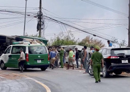 Xe đầu kéo va chạm xe khách trên đèo Mimosa, 7 người bị thương