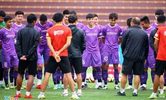 Thanh Bình, Việt Anh vắng mặt ở buổi tập của U23 Việt Nam