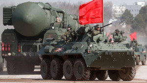 Ảnh: Nga chuẩn bị cho lễ duyệt binh kỷ niệm 77 năm Ngày Chiến thắng phát-xít