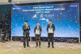 Hải Phát Land lần thứ 2 được vinh danh đại lý bán hàng xuất sắc Ecocity Premia