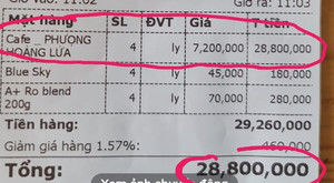Ly cà phê ở Lâm Đồng có giá 7,2 triệu đồng: Chủ quán nói gì?