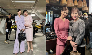 NSND Minh Hòa và Huyền Lizzie: Giống nhau bất ngờ, có duyên đóng mẹ con từ trước