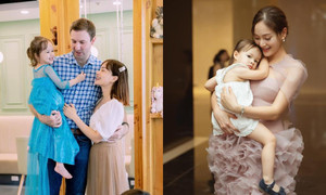 Lấy chồng Tây cao hơn 2m, Lan Phương 'lãi' cô con gái chân dài, xinh như búp bê