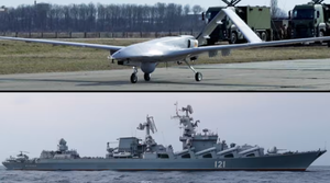 Máy bay không người lái Thổ Nhĩ Kỳ liên quan vụ chìm tàu Moskva?