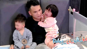 Khắc Việt kể chuyện chăm con khi vợ vắng nhà: 'Tôi đã quạu rất nhiều'