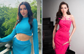 Những bộ đầm khoe đường cong nóng bỏng của Hoa hậu Thùy Tiên 