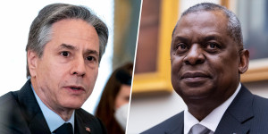 Ngoại trưởng và Bộ trưởng Quốc phòng Mỹ tới Ukraine gặp Tổng thống Zelensky