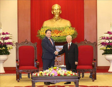 Tổng Bí thư Nguyễn Phú Trọng tiếp Đại sứ Hoa Kỳ tại Việt Nam