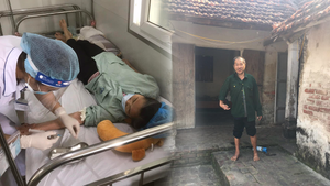 Xót xa người phụ nữ hỏng một mắt quanh năm mò cua bắt ốc nuôi chồng bại não