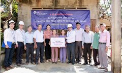 PC Quảng Ngãi: Lễ khởi công và bàn giao kinh phí xây dựng nhà tình nghĩa