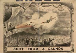 Người phụ nữ lấy thân làm 'đạn' cho nòng pháo 