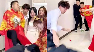 Bạn trai cũ lẻn vào ôm chân cô dâu khóc, phản ứng của cô gái còn gây bất ngờ hơn