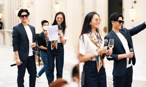 Ngô Thanh Vân cùng chồng trẻ làm tiệc chào đón khách mời trước đám cưới