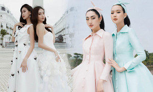 Lương Thùy Linh nhỏ bé cạnh thí sinh cao nhất Miss World Vietnam 2022