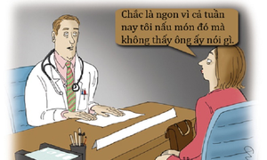 Nhập viện vì khen vợ nấu ăn ngon