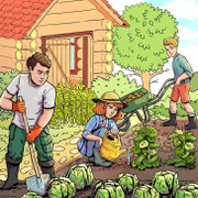 3 từ tiếng Anh bị giấu trong bức tranh, đố bạn tìm được trong 30 giây? 