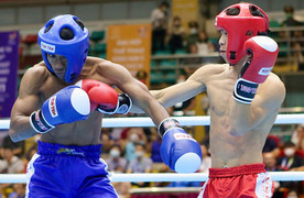 Tung combo đòn khiến đối thủ choáng váng, Huỳnh Văn Tuấn giành HCV SEA Games 31