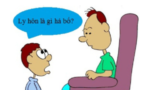 Phát sặc khi biết ý nghĩa của từ ly hôn