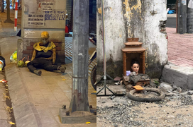 Giật mình với những màn vứt rác như trêu đùa 'trái tim' người đi đường